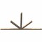 Ekena Millwork Saratoga Smooth Timber Gable Bracket, Douglas Fir, 108"W x 58"H x 3 1/2"D x 3 1/2"F, 13/12 Pitch GBW108X58X0404SAR00SDF - alternate 3